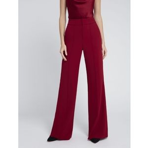 Alice + Olivia Dylan High-Waist Wide-Leg Pants NWT